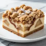 apple cinnamon cheesecake bars - featured image