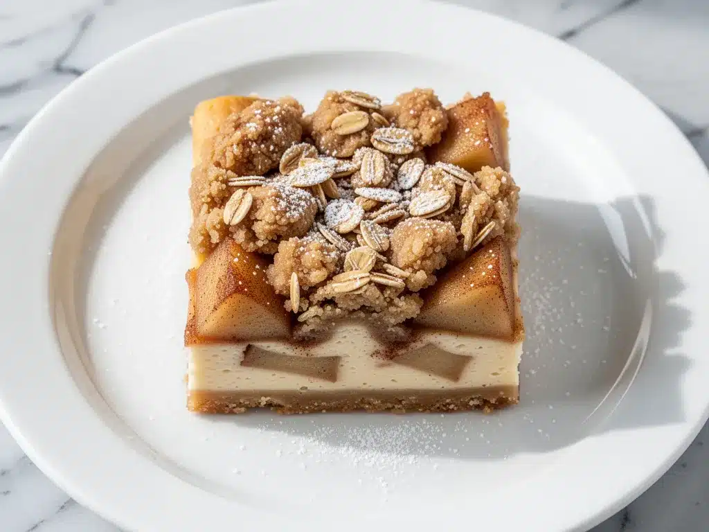Gooey Apple Cinnamon Cheesecake Bars: Easy Recipe 4 apple cinnamon cheesecake bars preparation steps