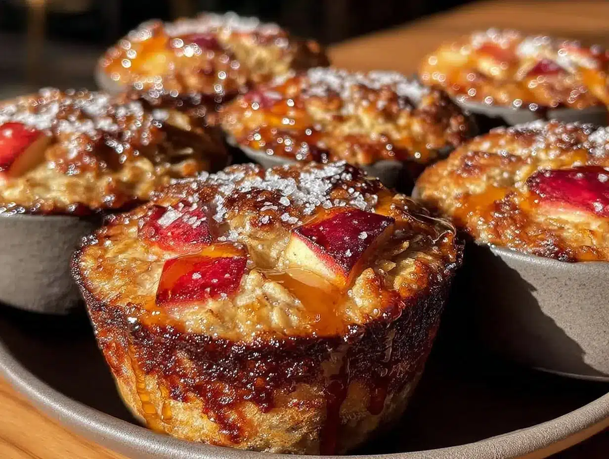 Baked Apple Cinnamon Oatmeal Cups: Best Easy Breakfast 4 baked apple cinnamon oatmeal cups preparation steps