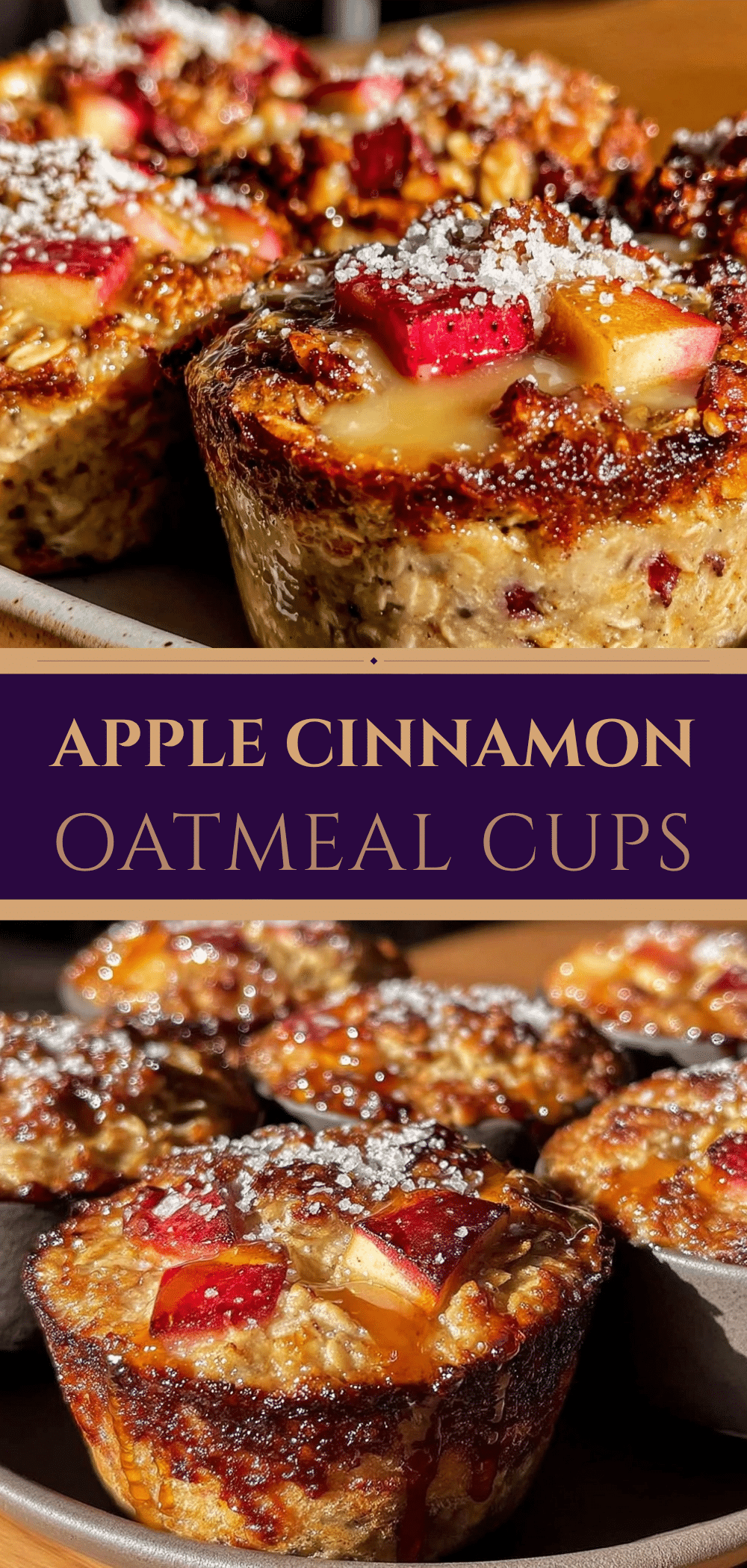 Baked Apple Cinnamon Oatmeal Cups: Best Easy Breakfast 5 baked apple cinnamon oatmeal cups recipe