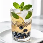blueberry lemon chia water - featured image