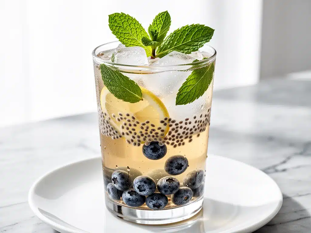 blueberry lemon chia water - featured image