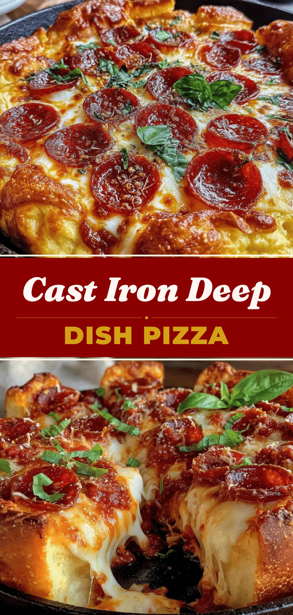 Cast Iron Skillet Deep Dish Pizza with Pepperoni: Perfect Weekend Dinner Party 5 cast iron skillet deep dish pizza with pepperoni recipe