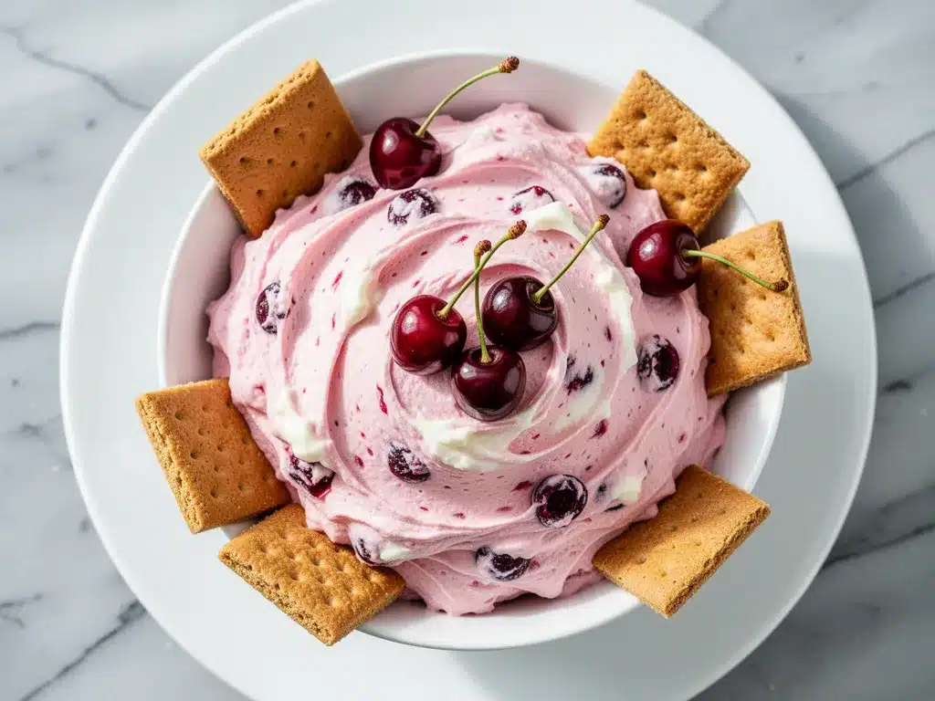 Creamy Cherry Cheesecake Fluff Dip: Easy 4-Ingredient Dessert 4 cherry cheesecake fluff dip preparation steps