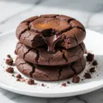 chewy double chocolate espresso cookies - featured image