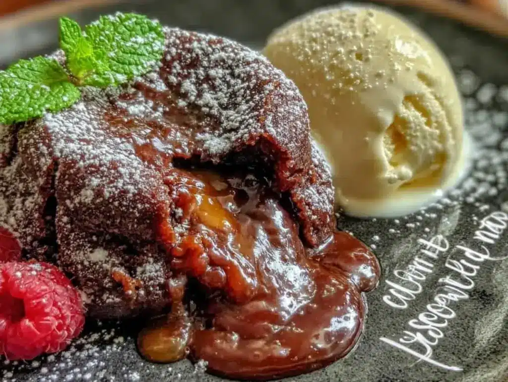 chocolate lava cake - featured image