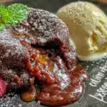 chocolate lava cake - featured image