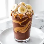 chocolate peanut butter protein shake - featured image