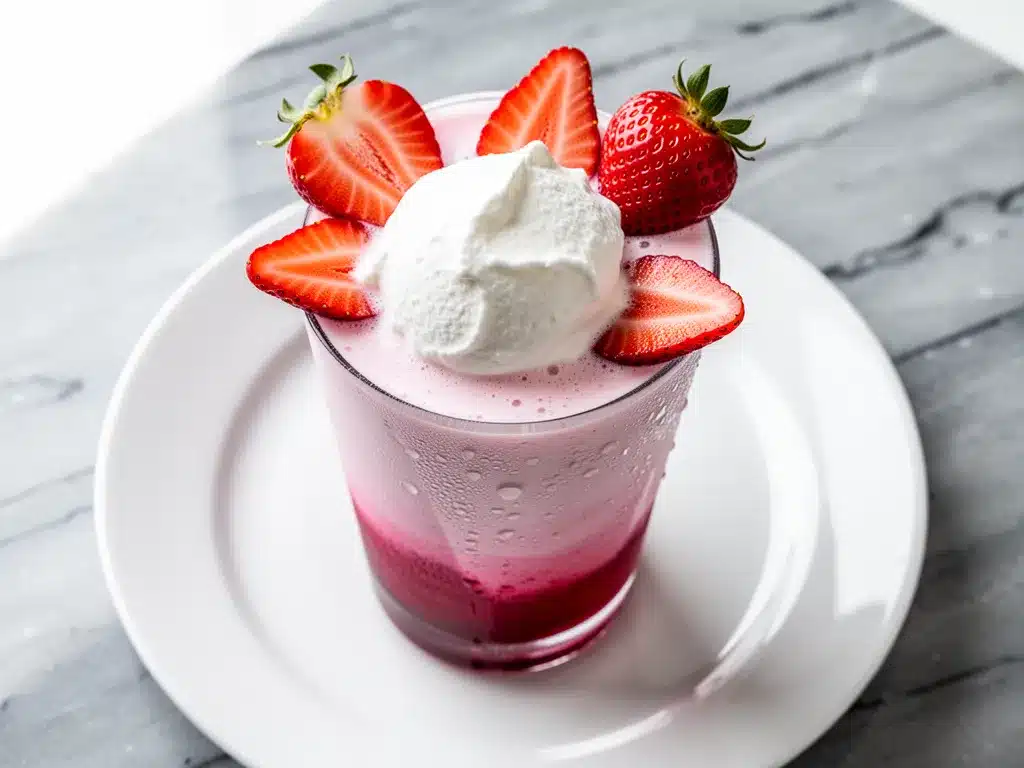 Copycat Pink Coconut Refresher: 5-Min Summer Strawberry Drink 4 Copycat Pink Coconut Refresher preparation steps