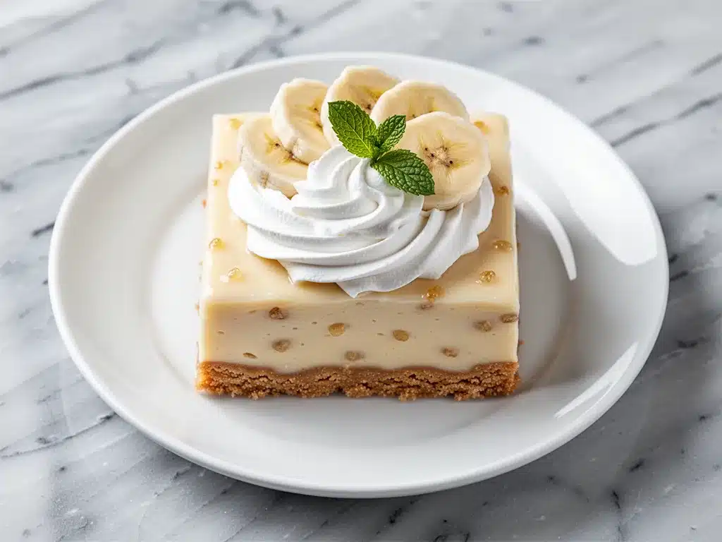 Creamy Banana Cream Pie Bars: 5 Easy Make-Ahead Desserts 4 creamy banana cream pie bars preparation steps