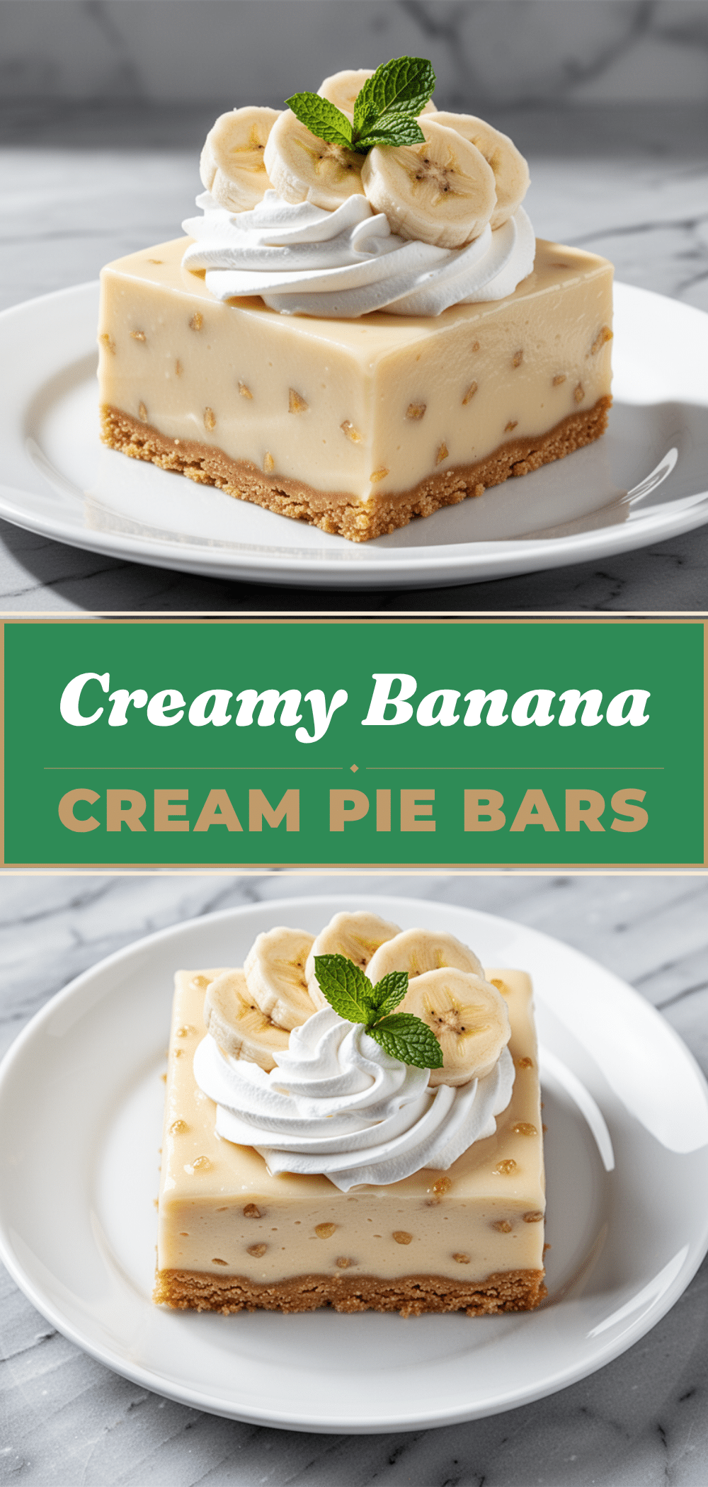 Creamy Banana Cream Pie Bars: 5 Easy Make-Ahead Desserts 5 creamy banana cream pie bars recipe