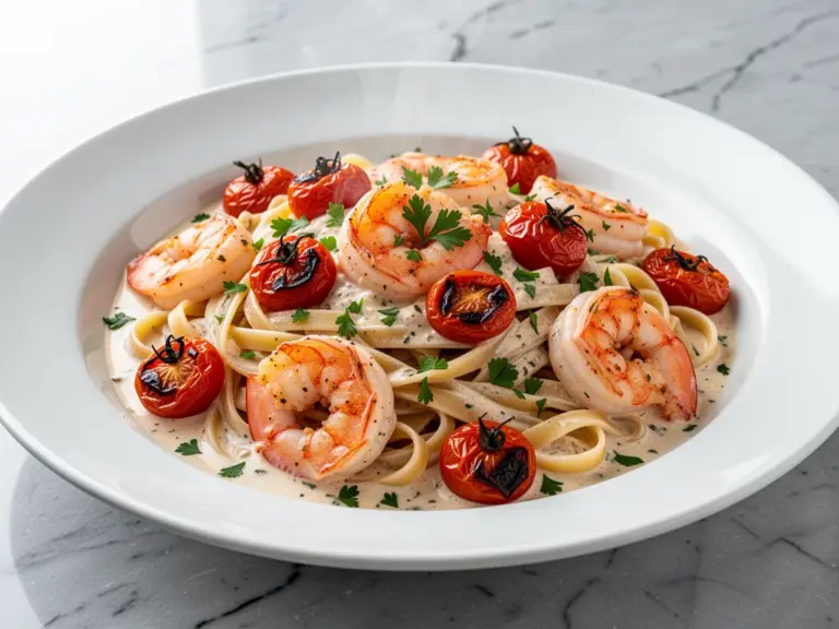 Home 7 creamy Cajun shrimp pasta - featured image