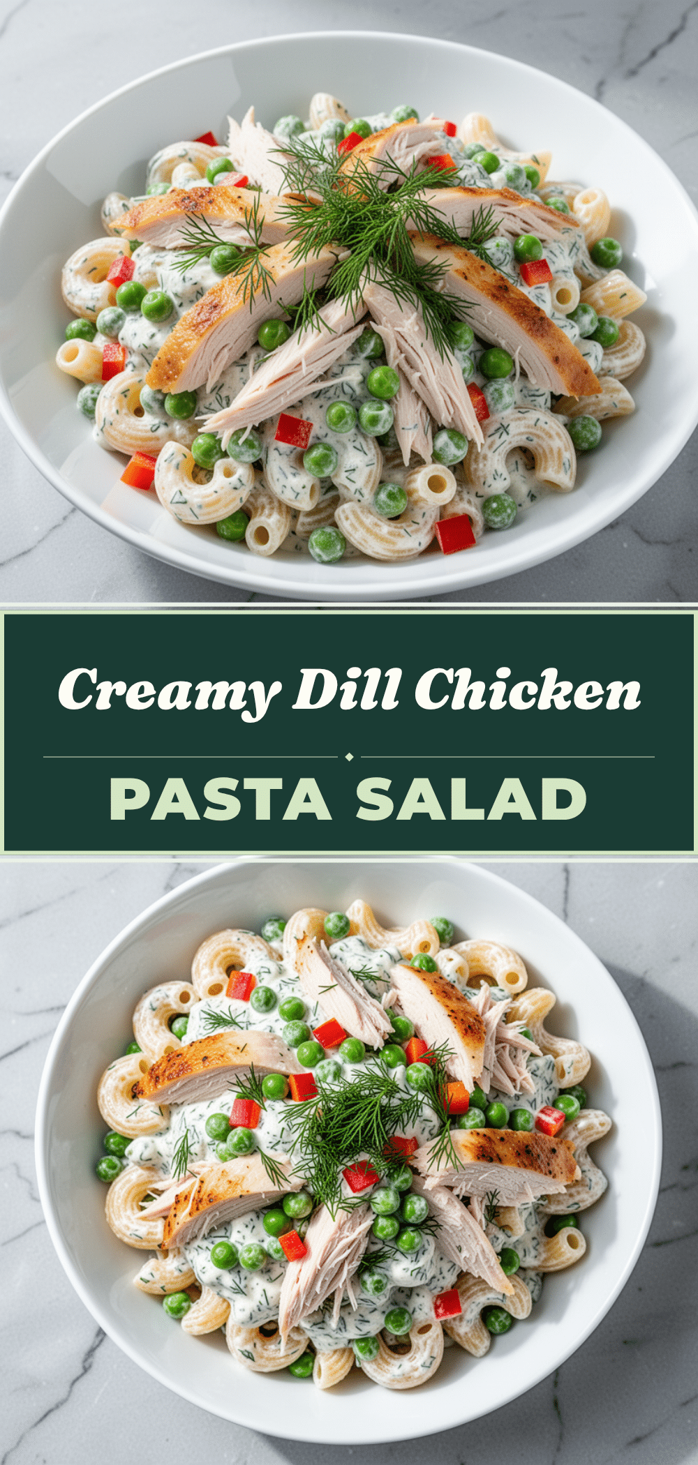 Creamy Dill Cold Pasta Salad with Rotisserie Chicken 5 creamy dill cold pasta salad with rotisserie chicken recipe