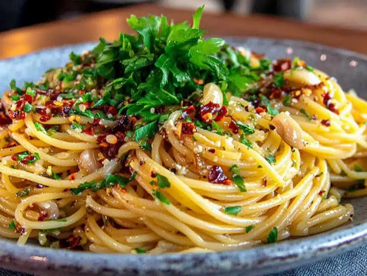 Creamy Garlic Pasta Aglio e Olio: 15 Min Impressive Dinner 4 creamy garlic pasta aglio e olio preparation steps