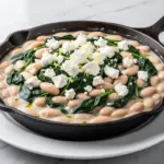 creamy Mediterranean white bean skillet - featured image