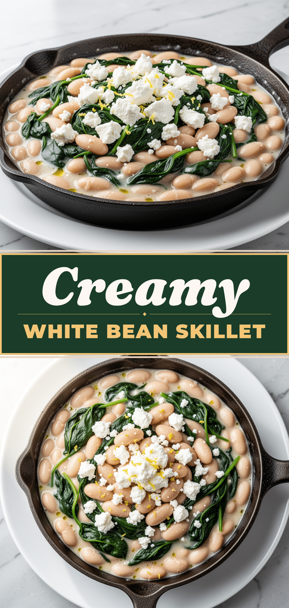 Creamy Mediterranean White Bean Skillet: 15 Min Weeknight Dinner 5 creamy Mediterranean white bean skillet recipe
