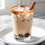 creamy mexican horchata iced coffee - featured image