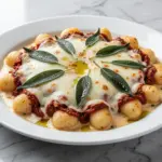 creamy sun-dried tomato gnocchi bake - featured image