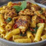 creamy sun-dried tomato pasta - featured image