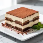 creamy tiramisu icebox cake - featured image