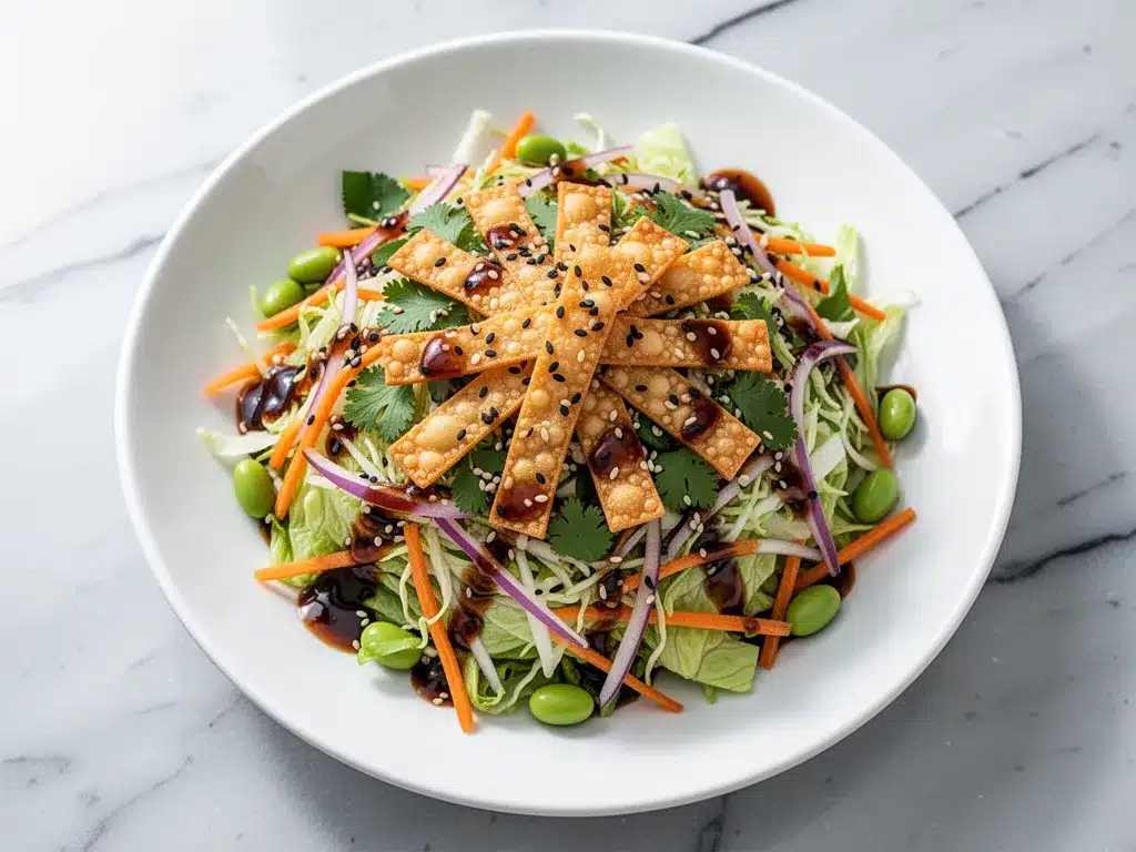 Crunchy Asian Sesame Chopped Salad: Better Than Takeout 4 Crunchy Asian Sesame Chopped Salad preparation steps