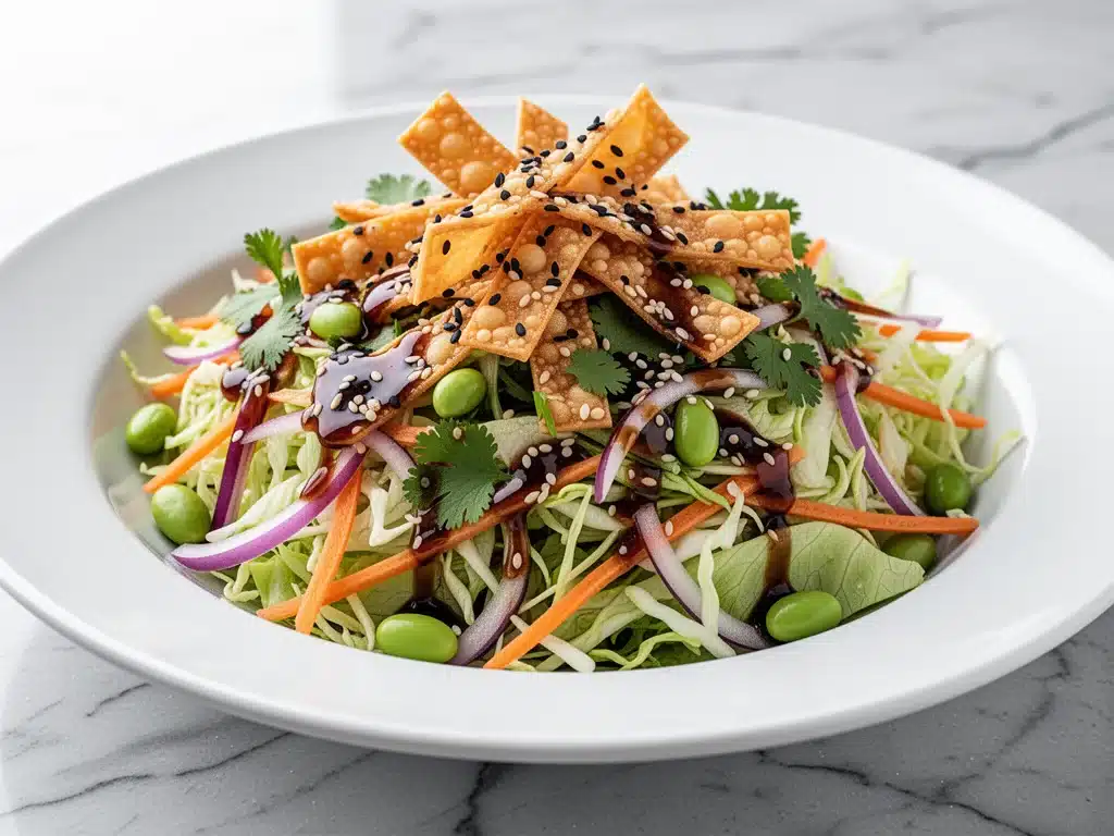 Crunchy Asian Sesame Chopped Salad - featured image