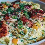 Diabetic-Friendly Zucchini Noodle Chicken Alfredo - featured image