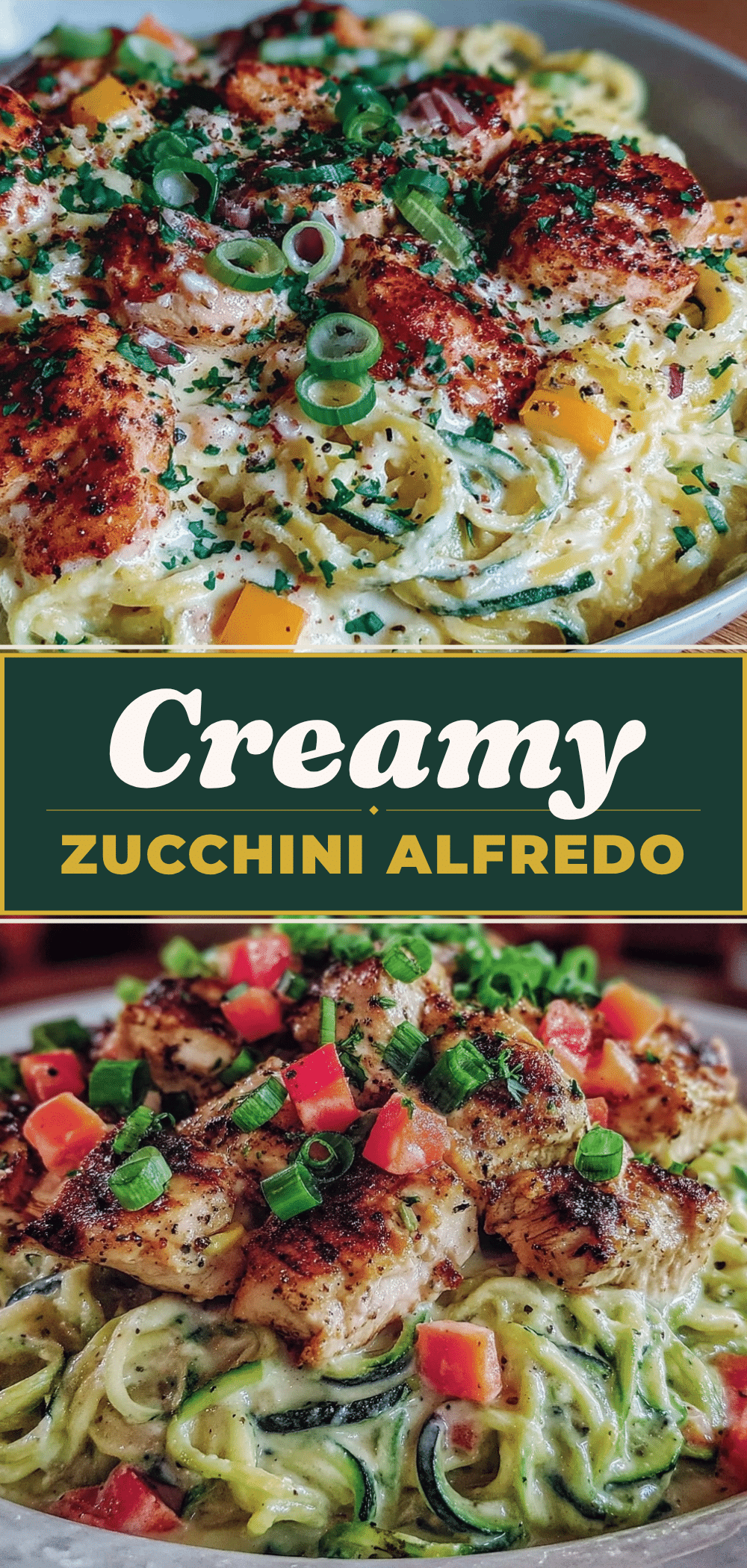 Diabetic-Friendly Zucchini Noodle Chicken Alfredo: Indulgent 5 Diabetic-Friendly Zucchini Noodle Chicken Alfredo recipe