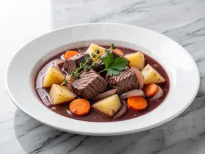 dump-and-go crockpot beef stew - featured image