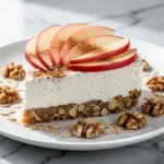 fall apple cinnamon cottage cheese cheesecake - featured image