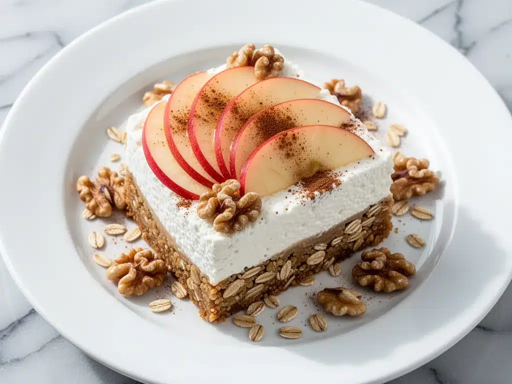 Fall Apple Cinnamon Cottage Cheese Cheesecake: Easy No-Bake Recipe 4 fall apple cinnamon cottage cheese cheesecake preparation steps