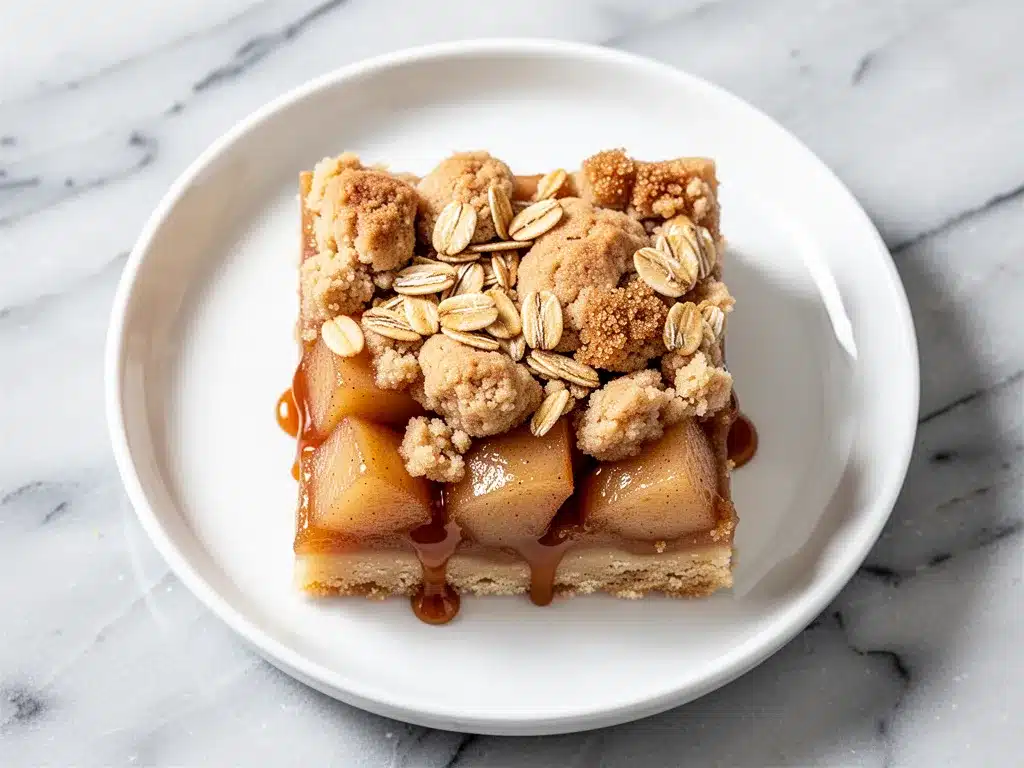 Fall Caramel Apple Crumble Bars: Easy Fall Recipe 4 fall caramel apple crumble bars preparation steps