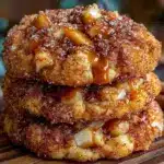Fall Caramel Apple Snickerdoodle Cookies - featured image