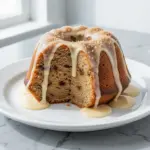 fall chai spiced banana bundt cake - featured image