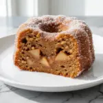Fall Cinnamon Apple Cider Donut Cake - featured image