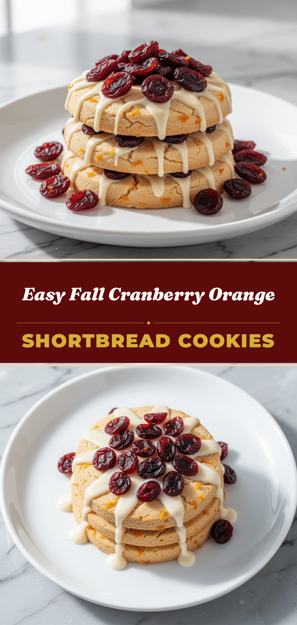Fall Cranberry Orange Shortbread Cookies: Easy 6-Ingredient Recipe 5 Fall Cranberry Orange Shortbread Cookies recipe