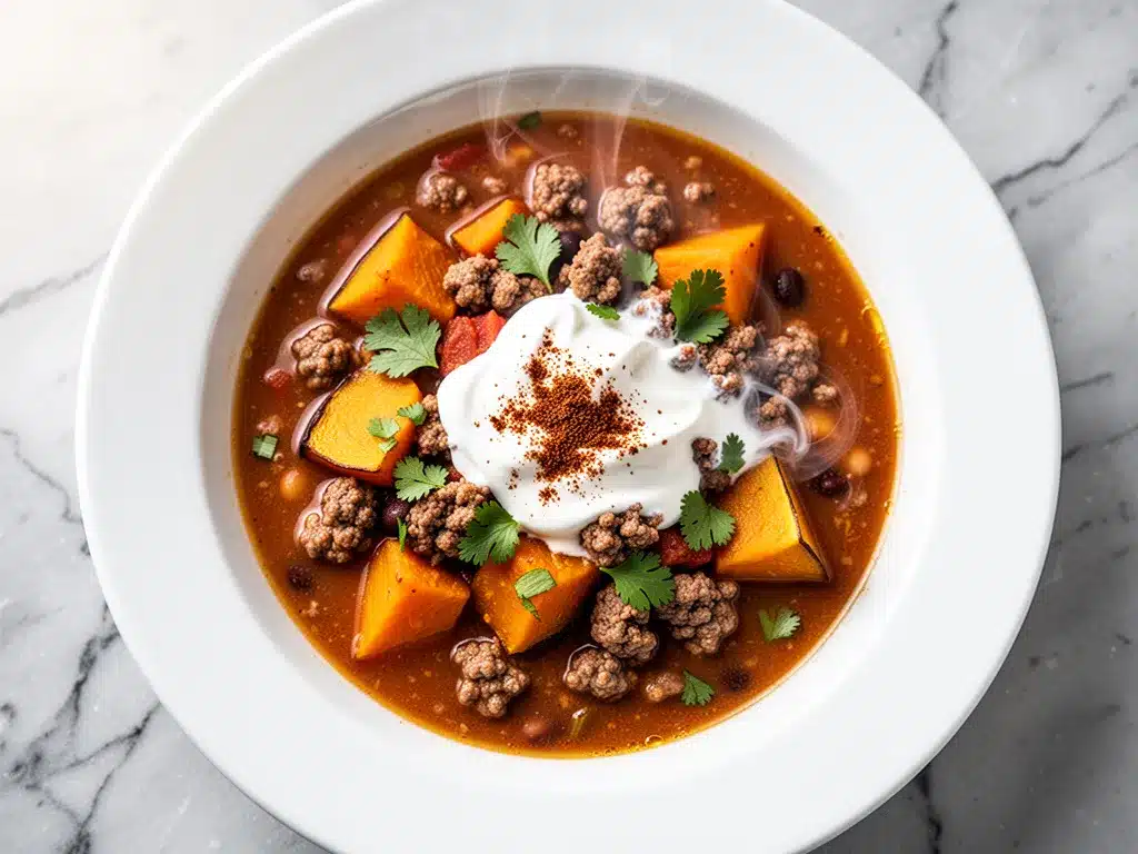 Fall Ground Beef Pumpkin Chili: Best Smoky Recipe 4 fall ground beef pumpkin chili preparation steps