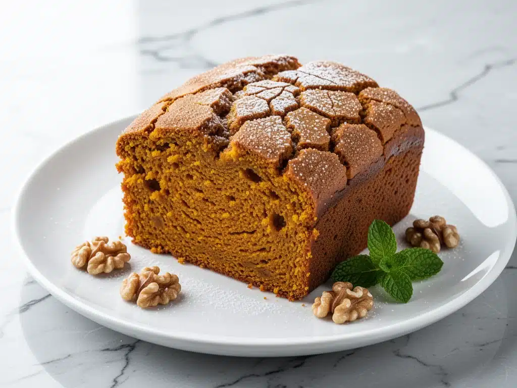 fall maple brown sugar pumpkin bread - featured image