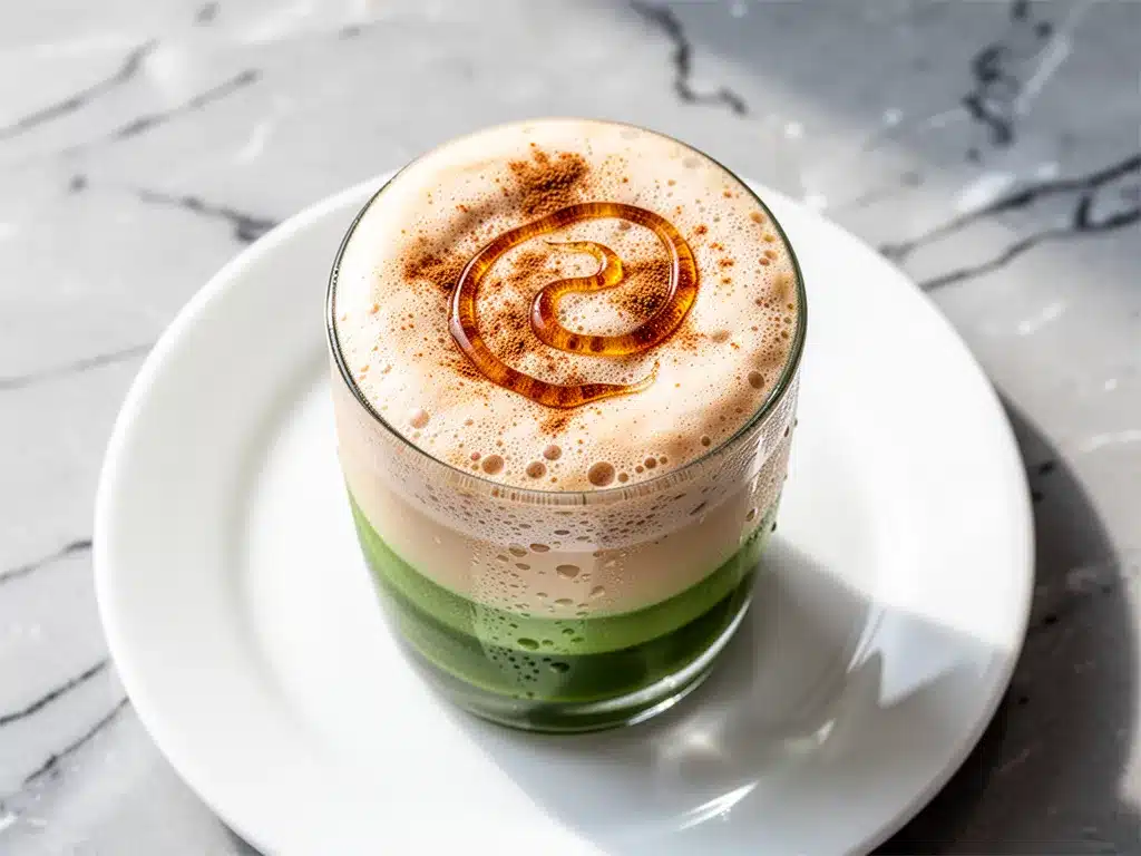 Fall Maple Chai Matcha Latte: Best Cozy Autumn Drink 4 Fall Maple Chai Matcha Latte preparation steps
