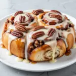 fall maple pecan sticky buns - featured image