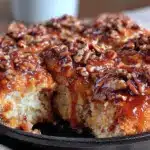 fall maple pecan sticky buns - featured image