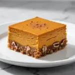 fall pumpkin cheesecake bars - featured image