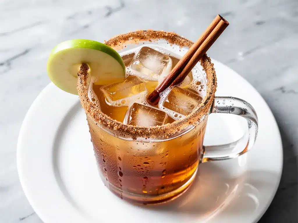 Fall Salted Caramel Apple Cider Mule: 5-Min Easy Cocktail 4 Fall Salted Caramel Apple Cider Mule preparation steps