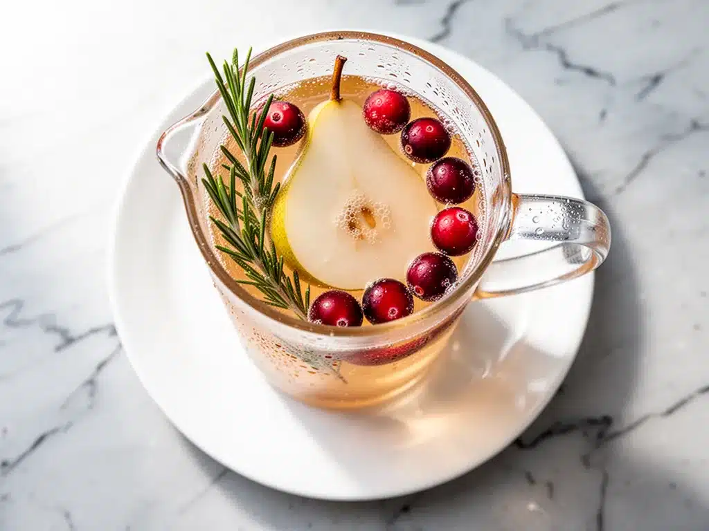 Fall Spiced Pear Prosecco Punch: Easy Holiday Party Drink 4 Fall Spiced Pear Prosecco Punch preparation steps