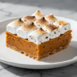 fall sweet potato pie bars - featured image