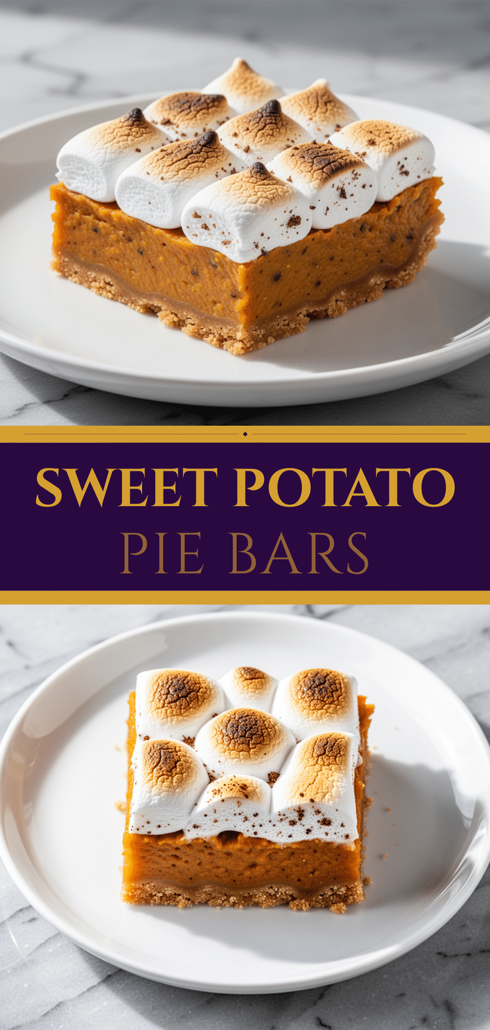 Fall Sweet Potato Pie Bars: Easy Holiday Toasted Marshmallow Treat 5 fall sweet potato pie bars recipe