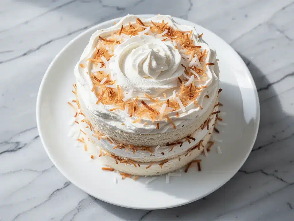 Fluffy Coconut Cream Cake: Best 5-Ingredient Birthday Recipe 4 fluffy coconut cream cake preparation steps