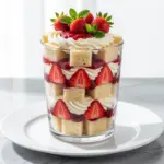 Fluffy Strawberry Shortcake Trifle Cups - featured image
