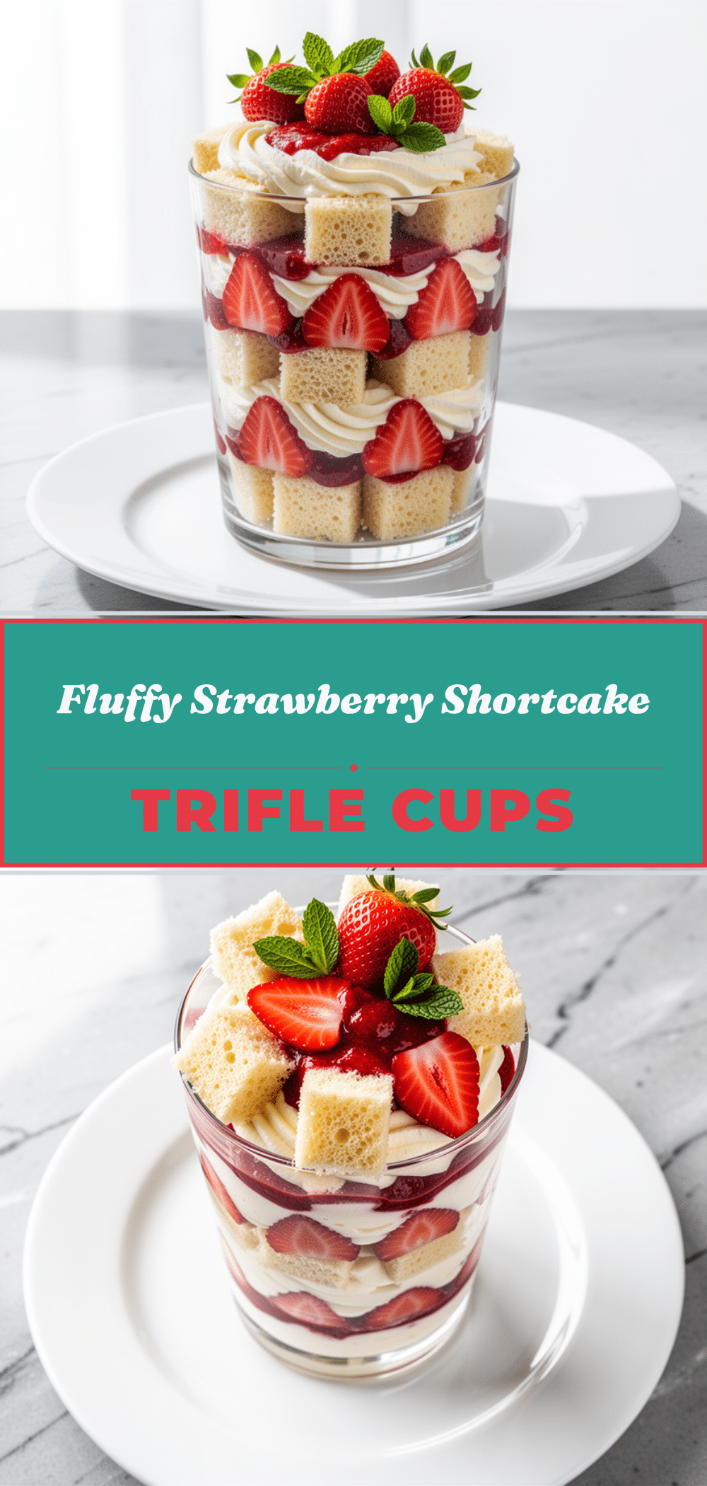 Fluffy Strawberry Shortcake Trifle Cups: Best Easy Recipe 5 Fluffy Strawberry Shortcake Trifle Cups recipe