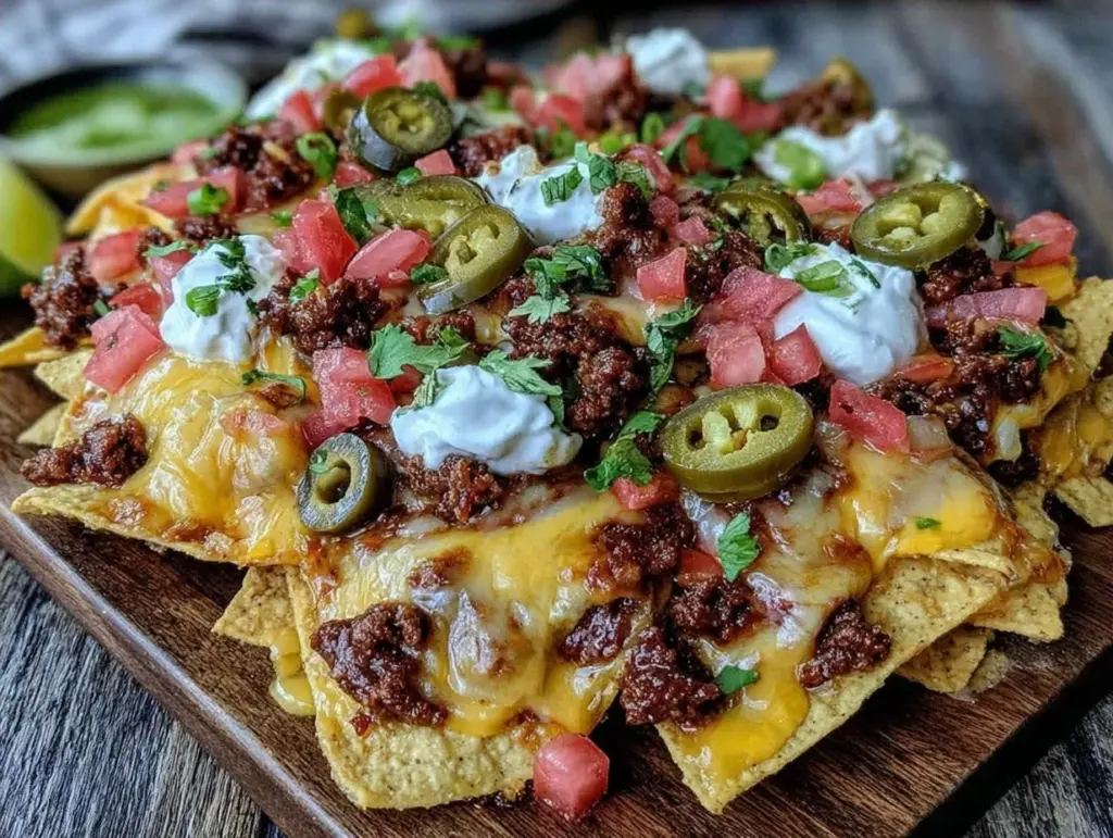 Football Party Loaded Nachos - featured image